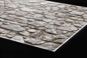 DIMEX | Plexisklo za kuchynskú linku PGT-06040-255 | 60 x 40 cm Starý kamenný múr