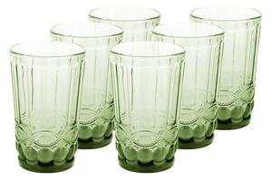 Pohár na vodu (6 ks) Fregata Typ 6 350 ml - zelená