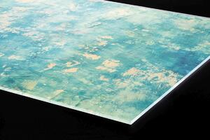 DIMEX | Plexisklo za kuchynskú linku PGT-06040-272 | 60 x 40 cm Modrá betónová stena