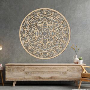 Vyrezávaná moderná mandala kvet života | ZIBEZI: HDF - Javor 130 cm 4374-104480 HDF0176