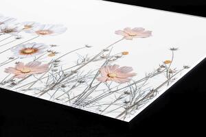 DIMEX | Plexisklo za kuchynskú linku PGT-06040-181 | 60 x 40 cm Jemné kvety