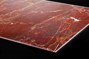 DIMEX | Plexisklo za kuchynskú linku PGT-06040-275 | 60 x 40 cm Textúra červeného mramoru