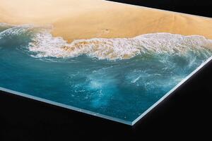 DIMEX | Plexisklo za kuchynskú linku PGT-06040-163 | 60 x 40 cm Modrý oceán