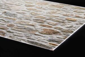 DIMEX | Plexisklo za kuchynskú linku PGT-06040-260 | 60 x 40 cm Kamenné zajtka