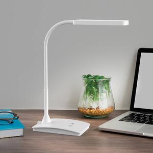LED stolná lampa MAULpearly, biela, 38 cm, stmievateľné, CCT