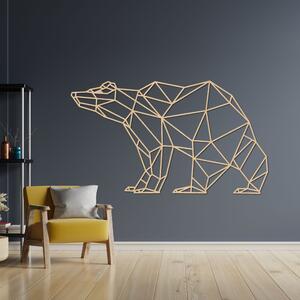 Drevený obraz na stenu Geometrický medveď | BRUKO: HDF - Javor 60 x 34 cm 4399-83168 HDF0244
