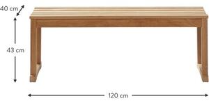 Lavička z tíkového dreva Vega