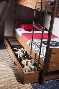 Cilek Detská poschodová posteľ s prístelkou Pirate