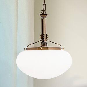 Závesná lampa Delia starožitná mosadz 1-pl