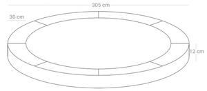 Okrajový kryt na trampolínu 305 cm, STP10FT