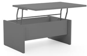 DREVONA Multifunkčný konferenčný stolík šedý REA 6 grafit