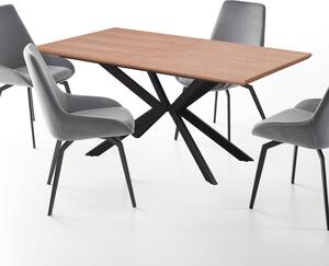 Jedálenský stôl LIGORTU dub/čierna