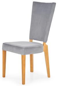 Jedálenská stolička RUAS dub medový/sivá