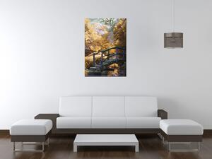 Gario Obraz na plátne Zlatá Japonská záhrada Veľkosť: 20 x 30 cm