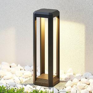 Lucande LED podstavné svietidlo Fery, antracit, kov, 50 cm, IP65