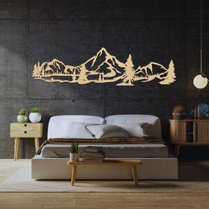 Drevená dekorácia na stenu les hôr - MONTIS: Preglejka Topoľ - Honey 3071 30 x 113 cm 4457-92654 PR0529