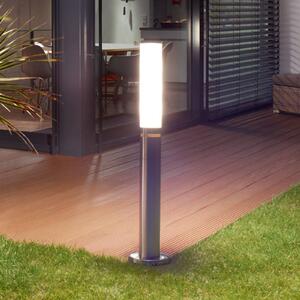 STEINEL Senzorové chodníkové svetlo GL 60 S, 104 cm, IP44, GU10-LED, Hliník / sivá / zinok, Nehrdzavejúca oceľ, Moderný, Osvetlenie príjazdovej cesty