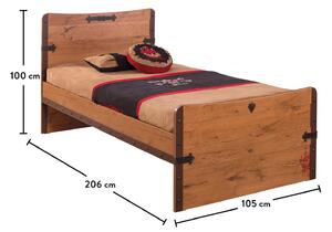 Cilek Detská posteľ 100x200 cm Pirate