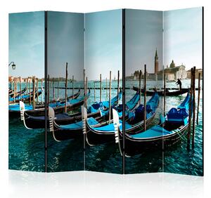 Artgeist Paraván - Gondolas on the Grand Canal, Venice [Room Dividers]