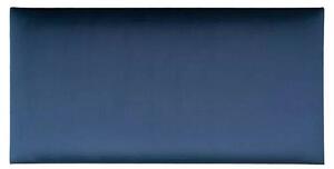 Čalúnený nástenný panel Fllow Velvet / 60 x 30 cm / 100% polyester / MDF / polyuretánová pena / modrá