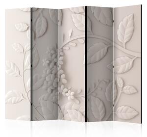 Artgeist Paraván - Paper Flowers (Cream) [Room Dividers]