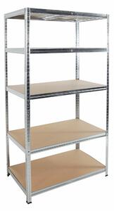 Linder Exclusiv Kovový regál 180x90x40 cm 5 políc