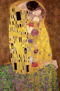 Plagát, Obraz - Gustav Klimt - Bozk, (61 x 91.5 cm)