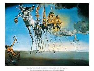 Umelecká tlač La Tentation De St.Antoine, Salvador Dalí, (30 x 24 cm)