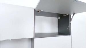 Rohová kuchyňa Mindy ľavý roh 270x180 cm (sivá matná)