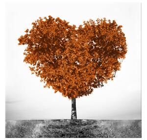 Gario Obraz na plátne Hnedý strom lásky Veľkosť: 30 x 30 cm