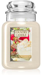 Country Candle White Chocolate Cheesecake vonná sviečka 737 g