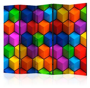 Artgeist Paraván - Colorful Geometric Boxes [Room Dividers]