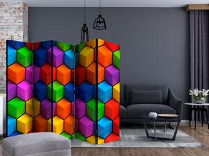 Artgeist Paraván - Colorful Geometric Boxes [Room Dividers]