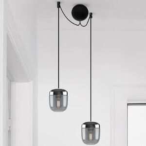 UMAGE Acorn závesná lampa 2-pl. dymová sivá oceľ