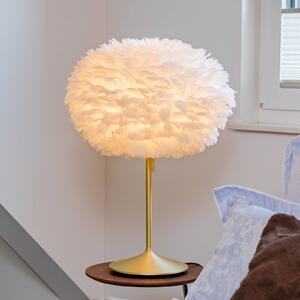UMAGE Eos medium stolná lampa biela/mosadz