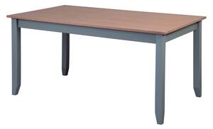 Jedálenský stôl HENRIETTA sivá/hnedá