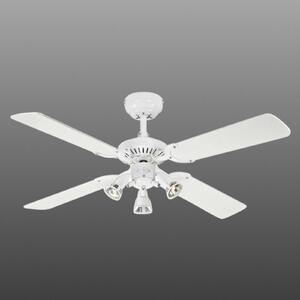 Westinghouse Princess Euro ventilátor, 3-plameňový, Biela / opálová, Obývacia izba / jedáleň, Drevo, Moderný
