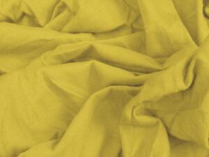 Obliečky z mikrovlákna EMOJI sivé + plachta jersey 90x200 cm žltá