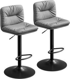 Barové stoličky 2ks - sivé