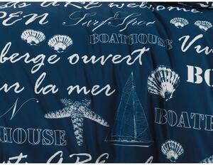 Posteľné obliečky Boat House Modré 140x200/70x90 cm