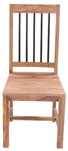 Jedálenská stolička ADANA palisander/kov