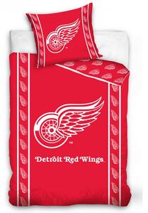 Obliečky klubu NHL Detroit Red Wings stripes 140x200/70x90 cm