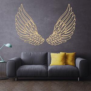 Výnimočná drevená dekorácia na stenu anjelské krídla | ANGELIC: Preglejka Topoľ - Honey 3071 70 x 50 cm 4496-96663 PR0501