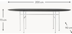 Oválny jedálenský stôl Snaregade, 210 x 95 cm