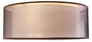 Moderné stropné svietidlo hnedé s bielym 50 cm 3-svetlom - Drum Duo