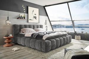ČALÚNENÁ POSTEĽ, 180/200 cm, sivá MID.YOU - Online Only zostavy, Online Only