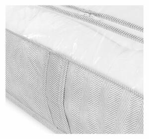 Compactor Nízký textilní úložný box Boston, 107 x 46 x 16 cm, sivá