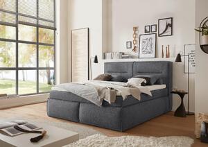 BOXSPRINGOVÁ POSTEĽ, 200/220 cm, antracitová MID.YOU - Online Only zostavy, Online Only