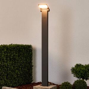 LED stĺpikové svietidlo Marius, 100 cm, Čierna, Hliník, Moderný, Osvetlenie príjazdovej cesty