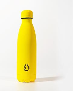 Water Revolution Nerezová termo fľaša na pitie fluo žľtá Potravinárská nerezová ocel, 500 ml